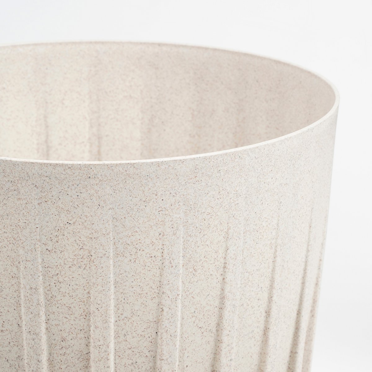 Lungo Bloempot - H36 x Ø30 cm - Polypropyleen - FSC Mix - Off White - Afbeelding 2