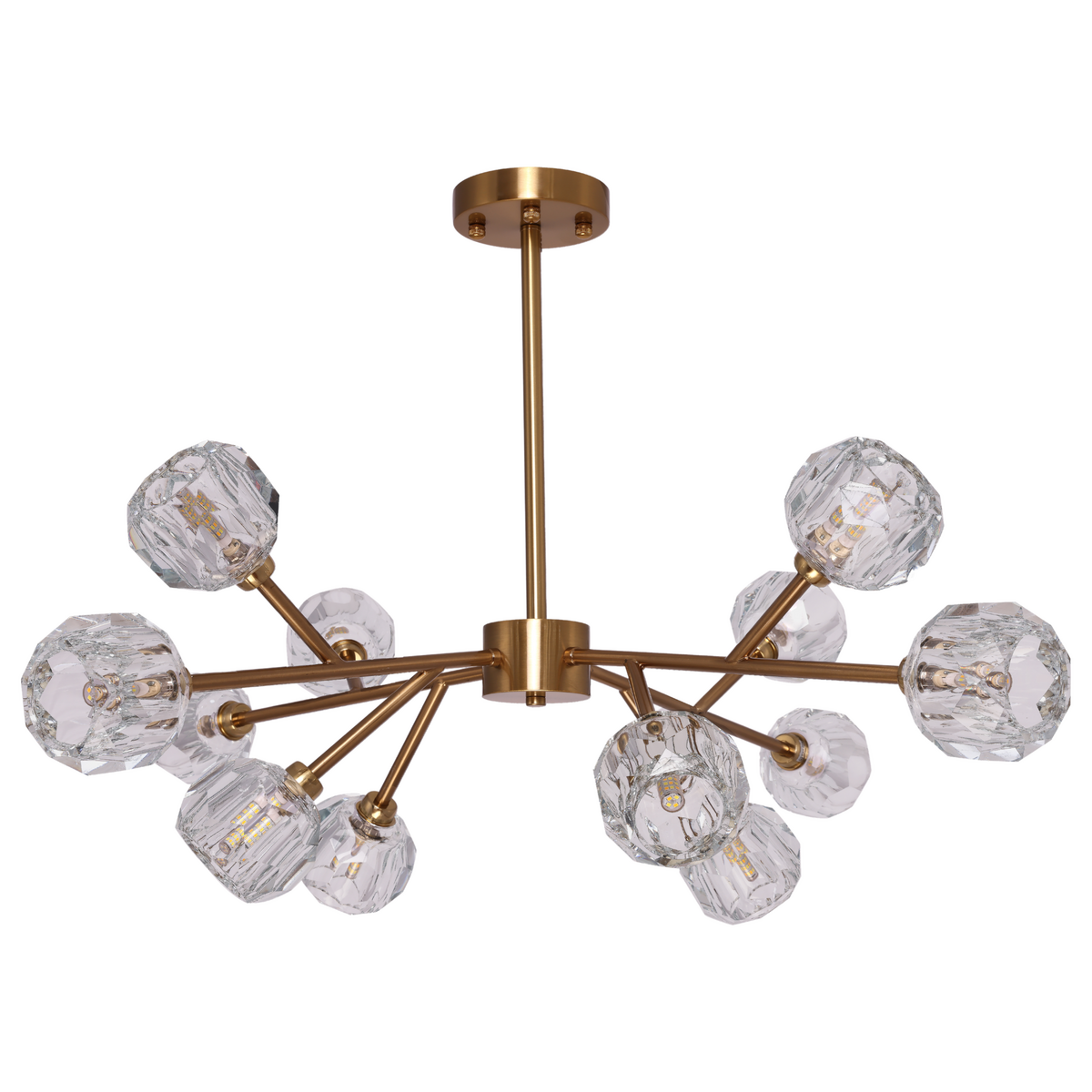 Hanglamp Rosy Copper Gold | 12 - 90x45cm