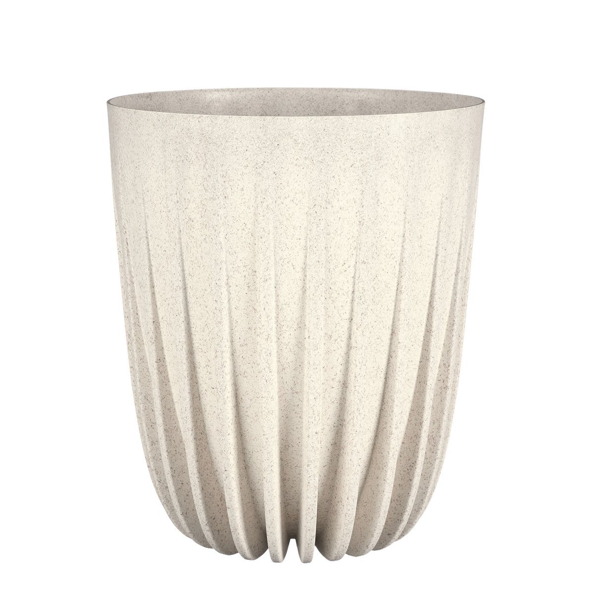 Lungo Bloempot - H36 x Ø30 cm - Polypropyleen - FSC Mix - Off White