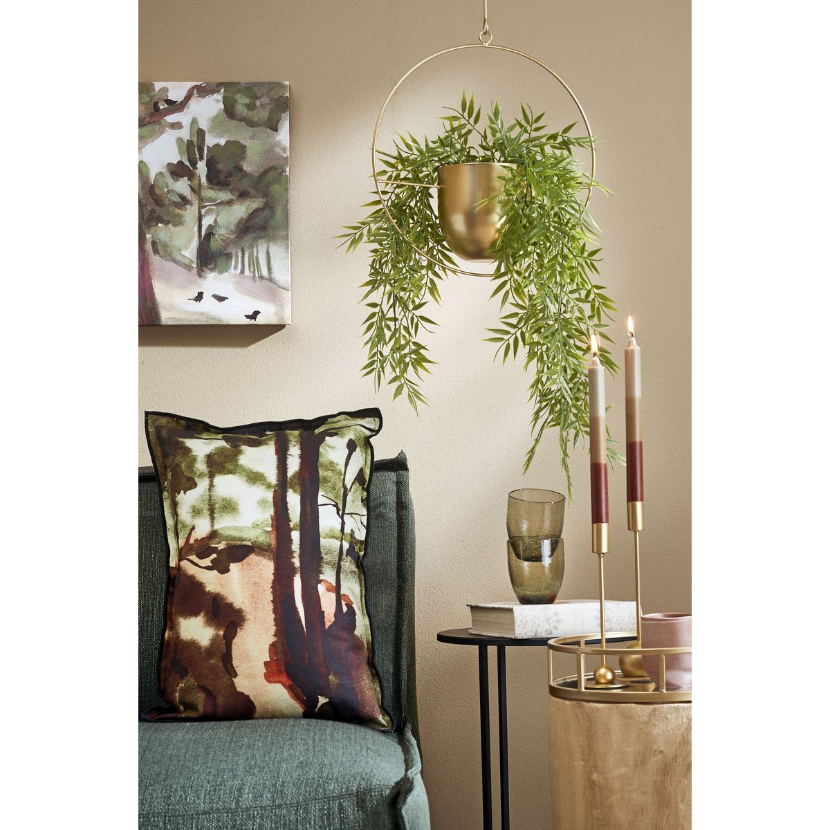 Dexter Hangpot - L34 x B14 x H65 cm - Goud - Afbeelding 7