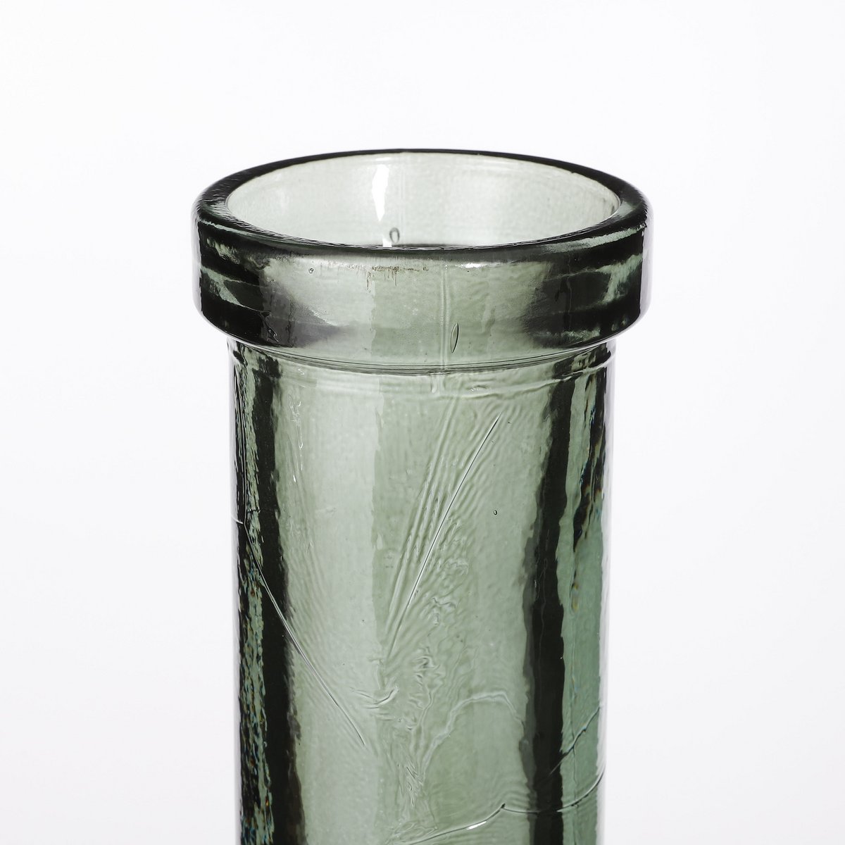 Rioja Fles Vaas - H50 x Ø15 cm - Gerecycled Glas - Groen - Afbeelding 2
