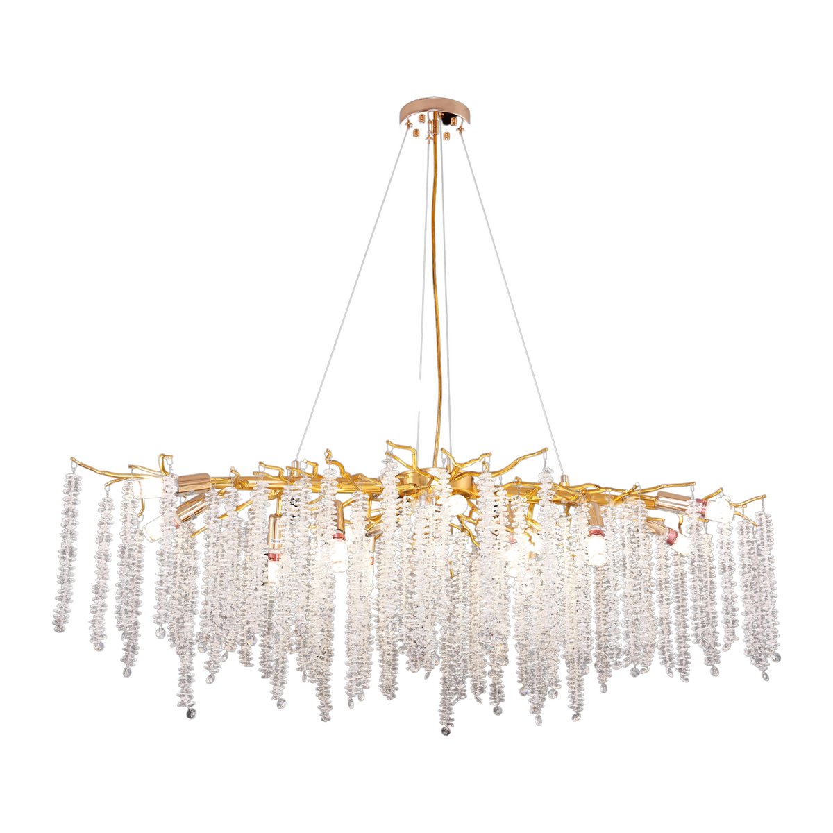 Hanglamp Frost Gold | 100x40cm - Afbeelding 3