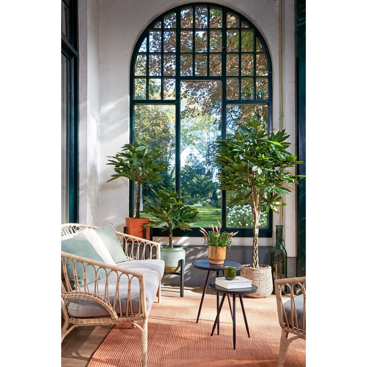 Kent Bijzettafel - H40 x Ø35 cm - Metaal - Zwart - Afbeelding 8