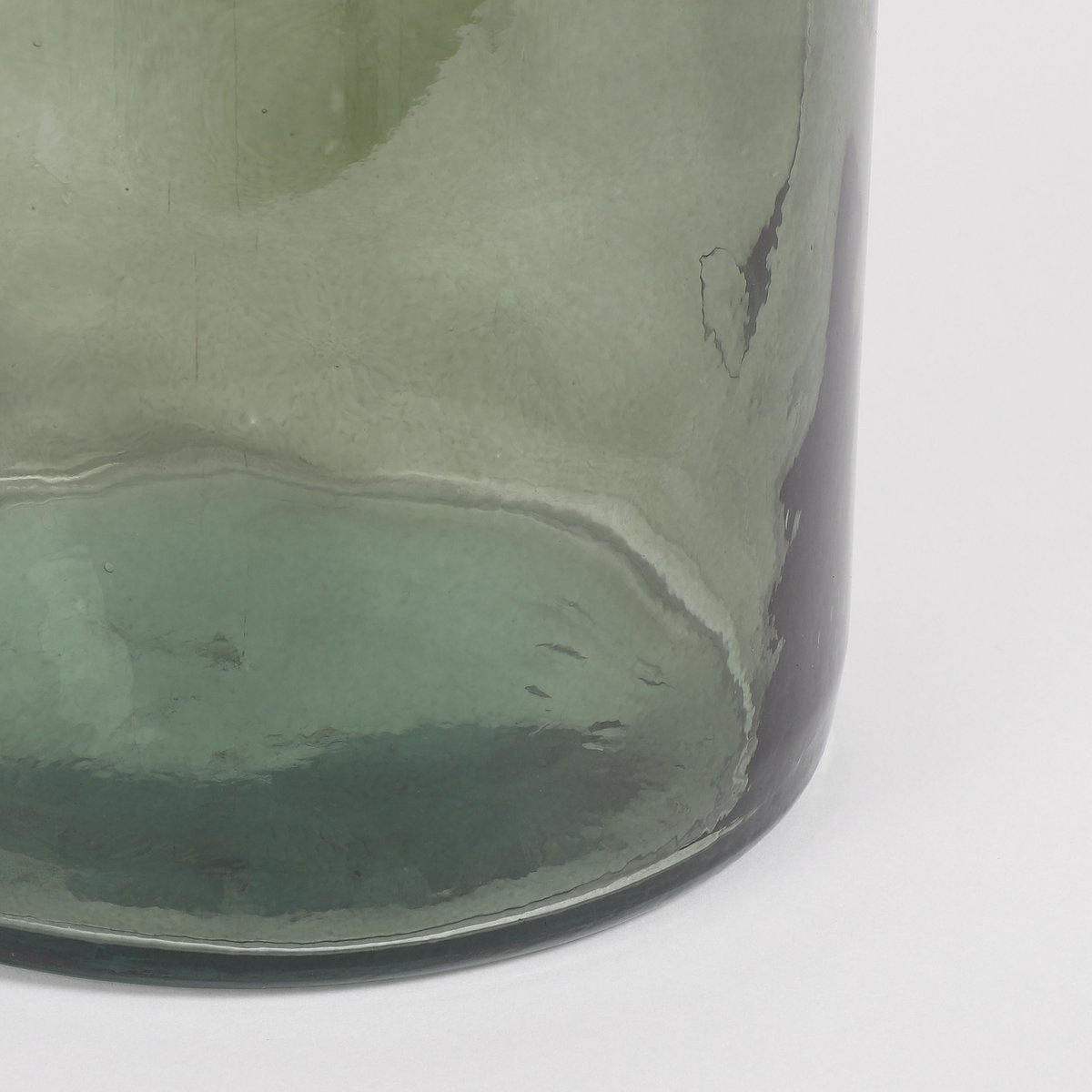 Rioja Fles Vaas - H50 x Ø15 cm - Gerecycled Glas - Groen - Afbeelding 3