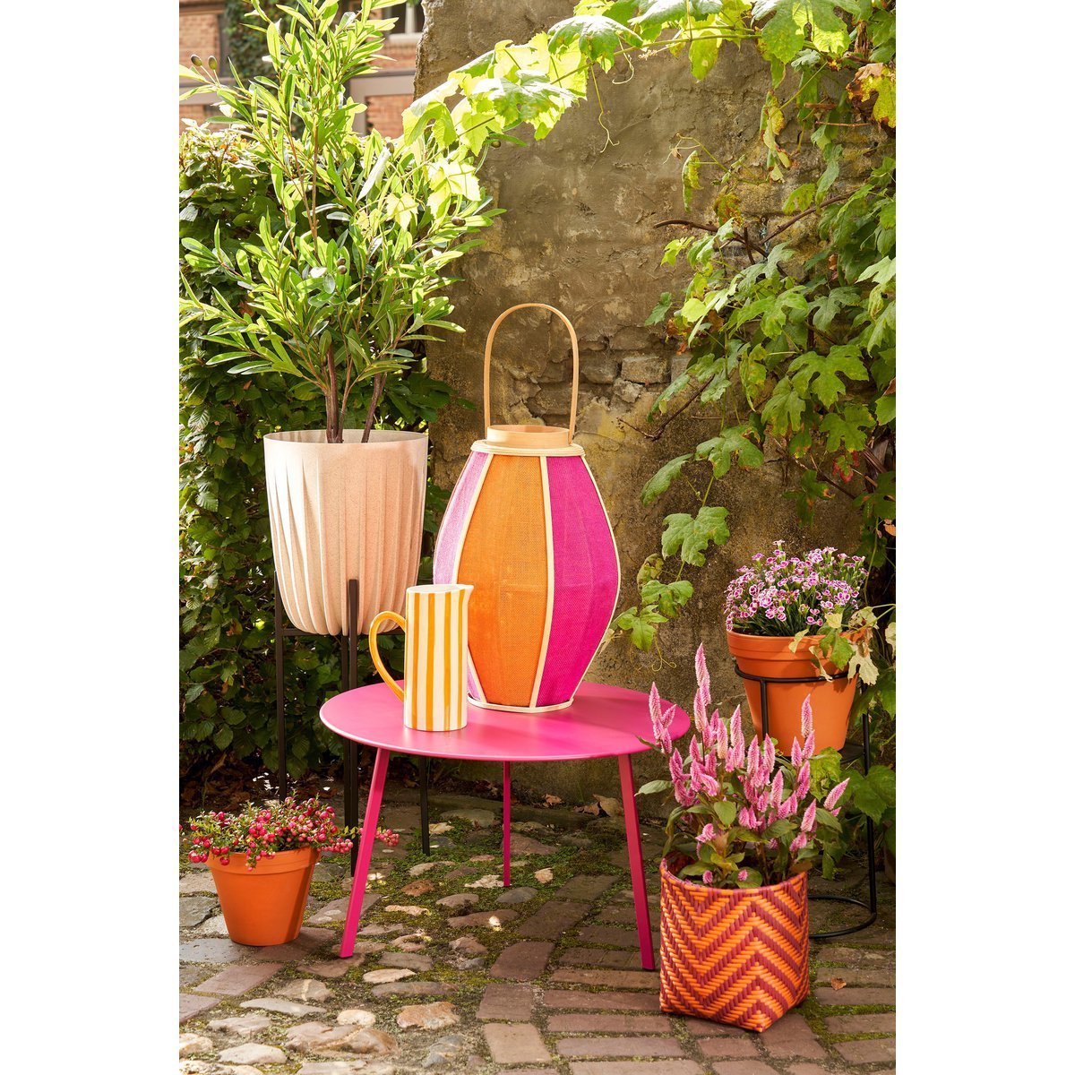 Lungo Bloempot - H36 x Ø30 cm - Polypropyleen - FSC Mix - Off White - Afbeelding 8