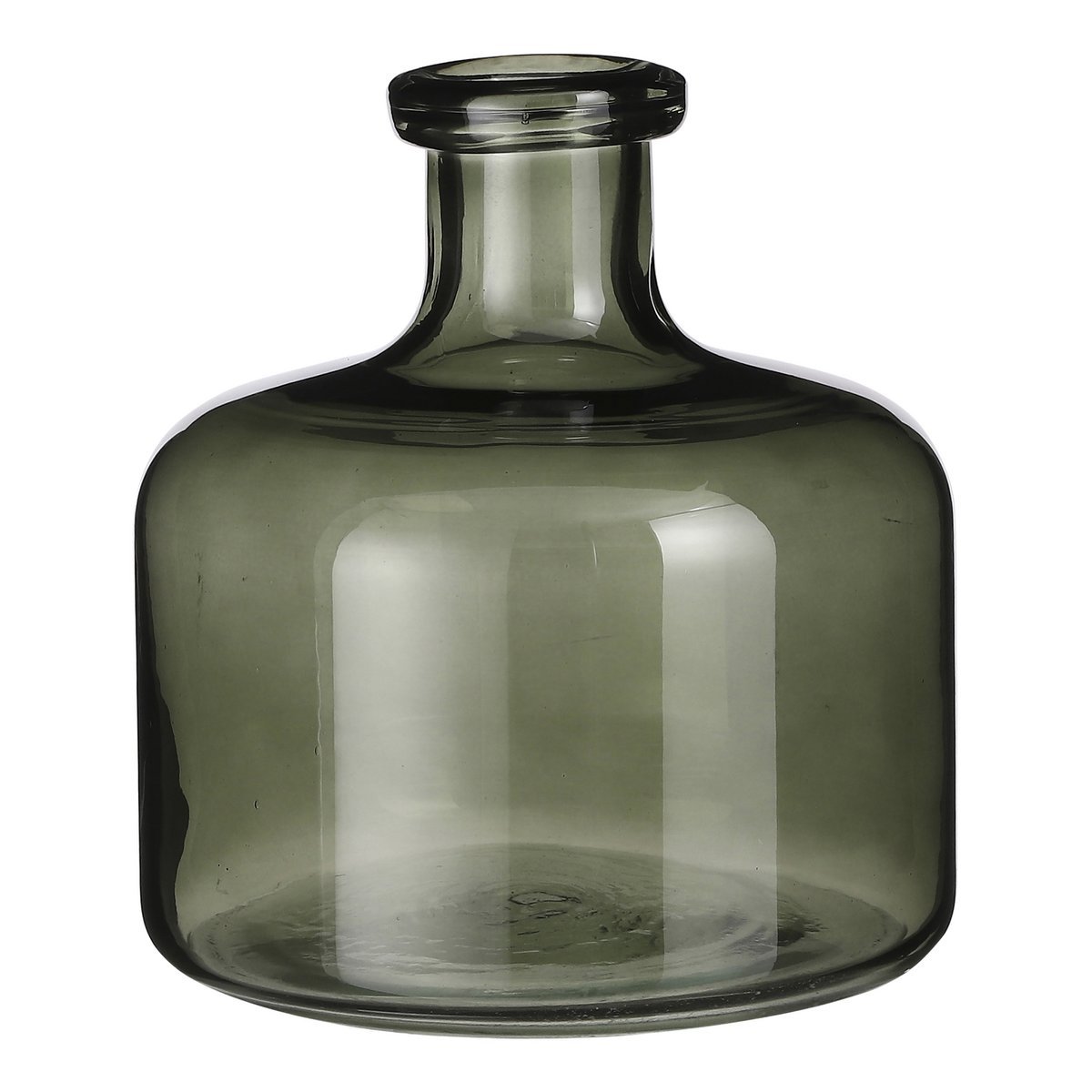 Regal Fles Vaas - H22 x Ø20 cm - Glas - Groen