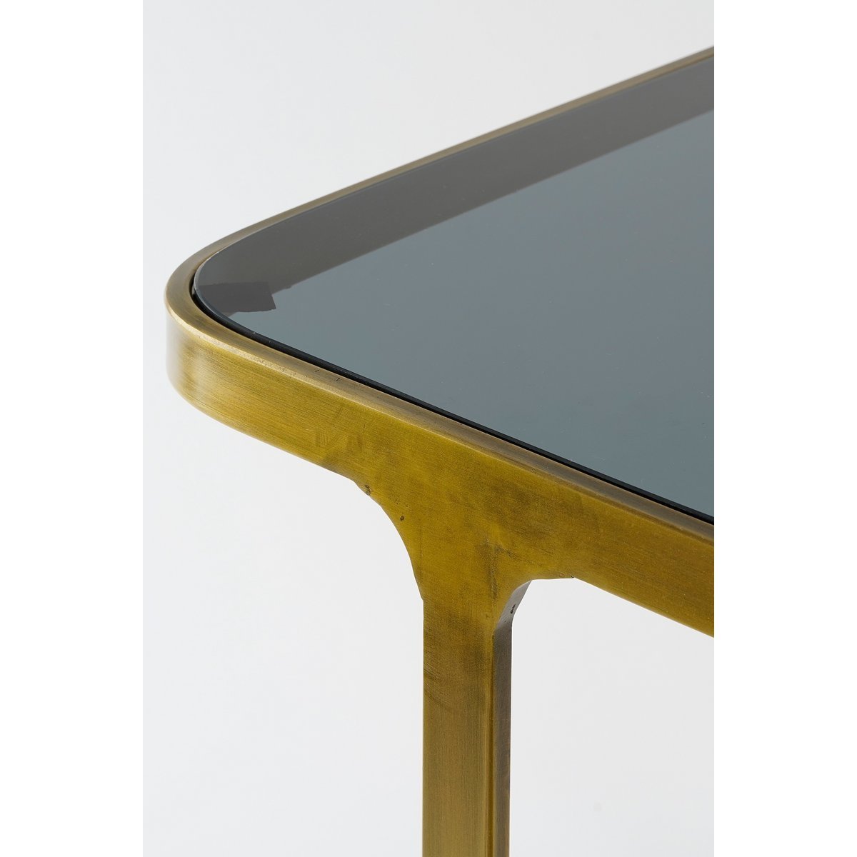 Kevin Bijzettafel - Set van 2 - L48 x B37 x H52 cm - Metaal - Goud - Afbeelding 3