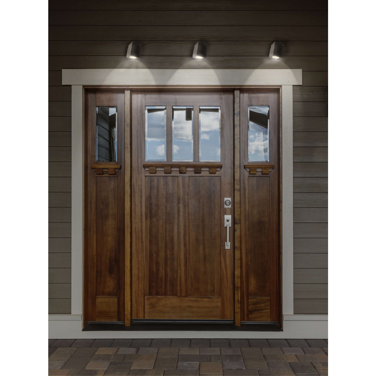 LED op de buitenwandlamp "tessus" gemaakt van aluminium met stevig gebouwd -in LED's - Afbeelding 3