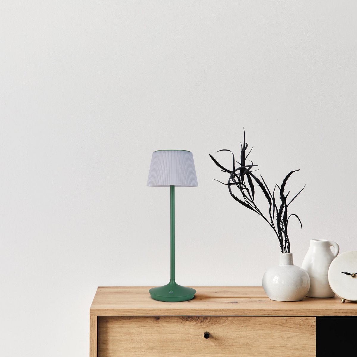 LED -licht "Emmi" voor buiten en binnen, tafellamp gemaakt van metaal en plastic, met stevig gebouwd -in LED's, LED -tafellamp voor balkon, terras, tuin, woonkamer, wintertuin, ca. - Afbeelding 6