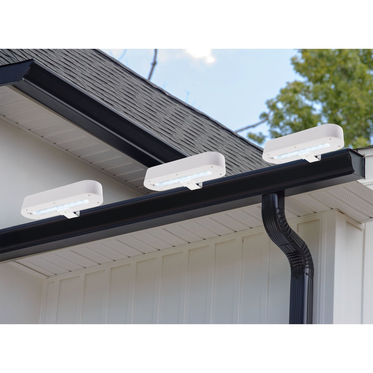 LED Solar Lamp "Garden Light" (3 Set) Wit - Afbeelding 3