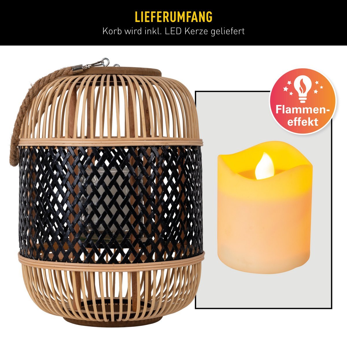 LED Decol Light "Korbinian" H: 38 cm - Afbeelding 9